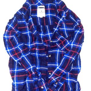 American eagle boyfriend fit button down.